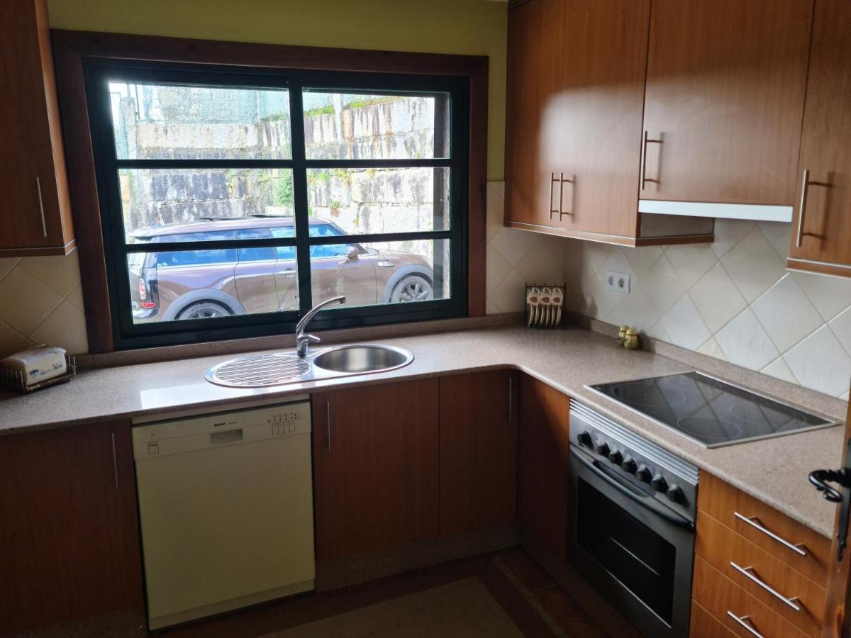 Casa 2 Habitaciones Con Piscina Y Cenador Al Aire Libre Pontevedra Eksteriør bilde