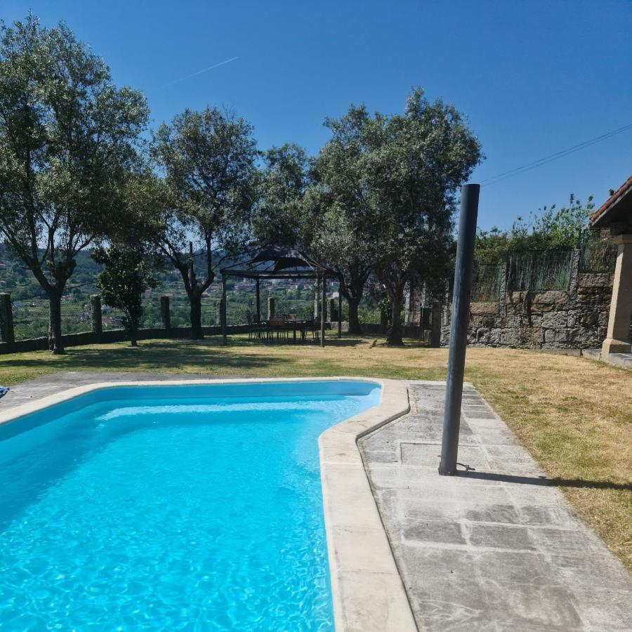 Casa 2 Habitaciones Con Piscina Y Cenador Al Aire Libre Pontevedra Eksteriør bilde