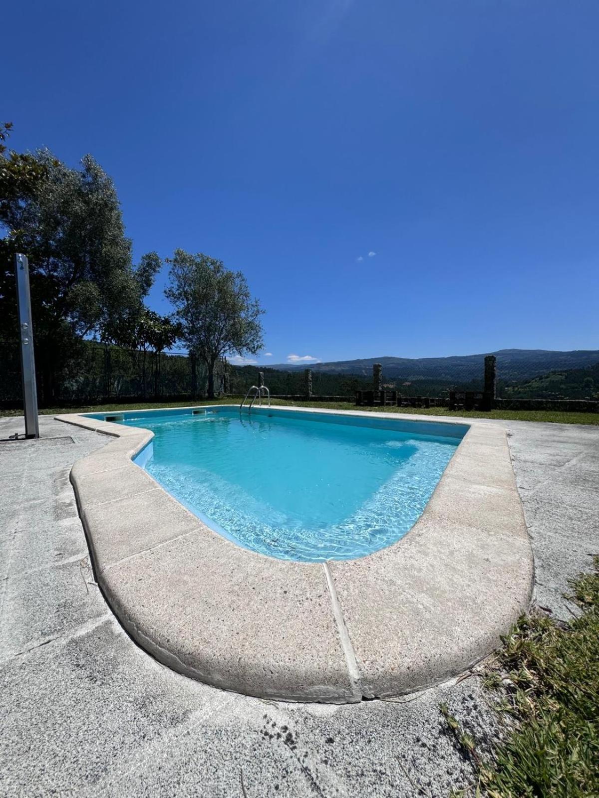 Casa 2 Habitaciones Con Piscina Y Cenador Al Aire Libre Pontevedra Eksteriør bilde
