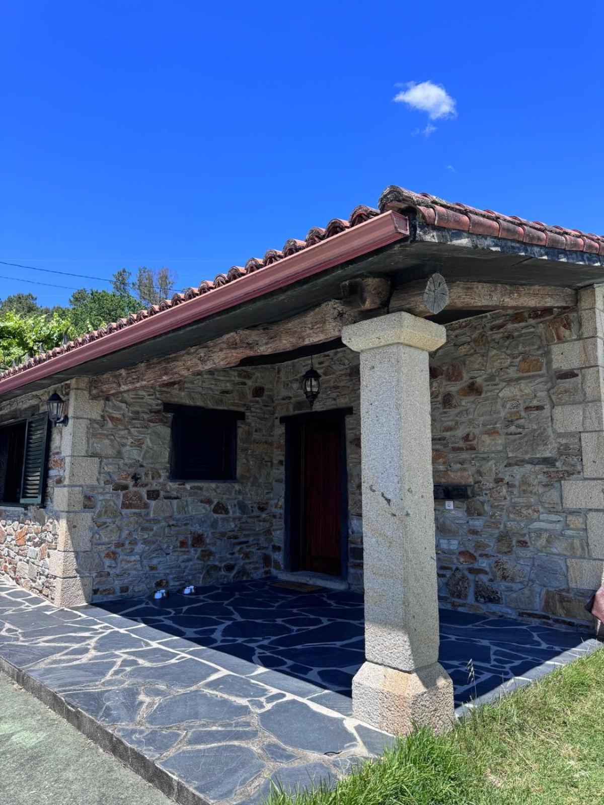Casa 2 Habitaciones Con Piscina Y Cenador Al Aire Libre Pontevedra Eksteriør bilde